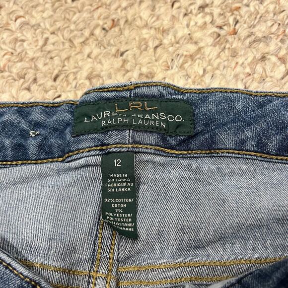 Lauren Ralph Lauren Jeans Co Bootcut Jeans Sz 10 Denim Casual Preppy Medium Wash - Picture 3 of 5
